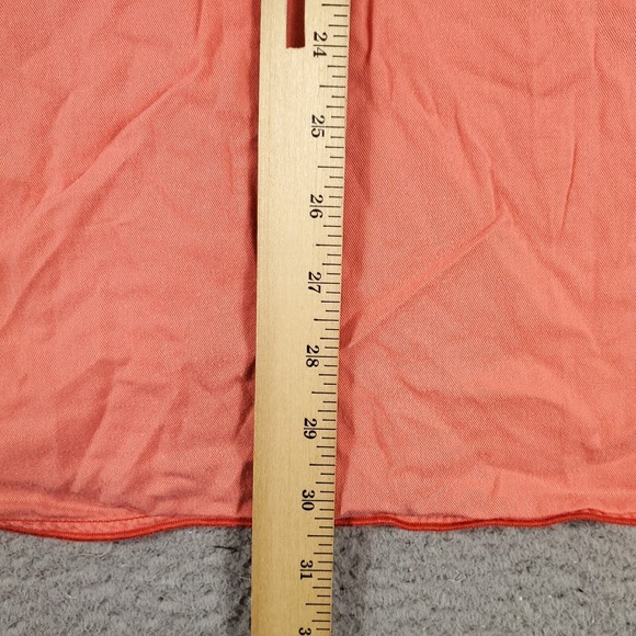 Tommy Bahama Shirt Mens Large Orange Casual Button Up Long Sleeve - Picture 4 of 6